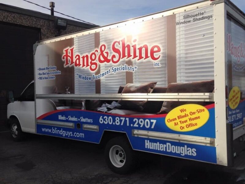 The Hang and Shine mobile ultrasonic cleaning truck